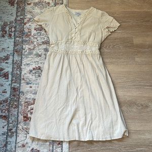 Cream dress